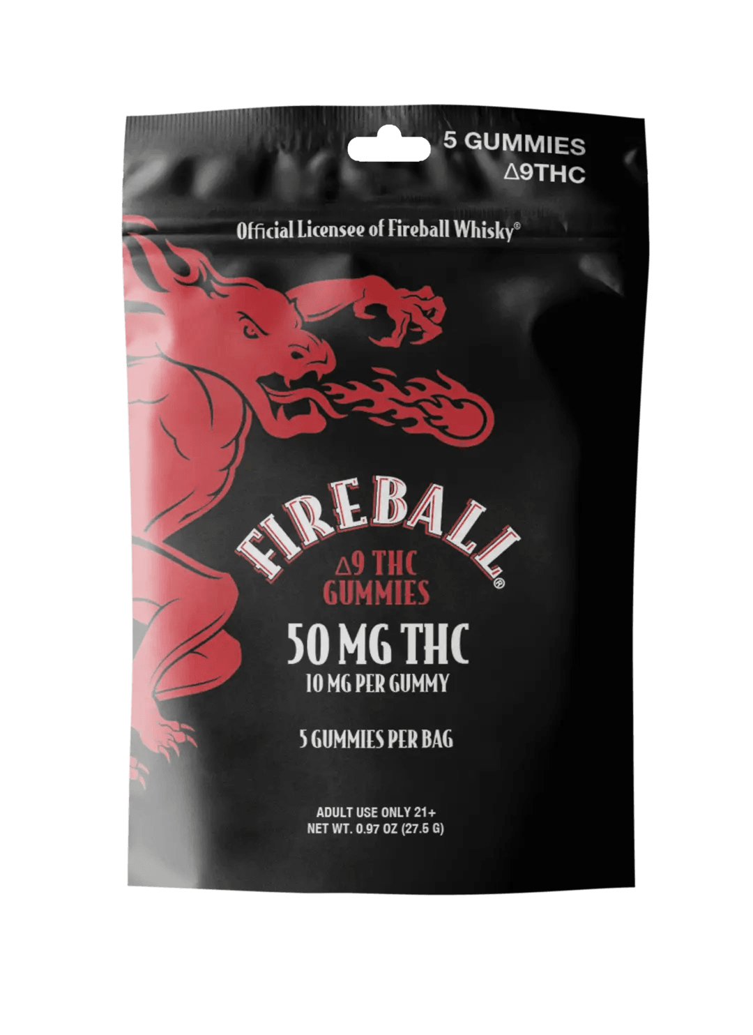 FIREBALL THC 50MG THC GUMMIES 1