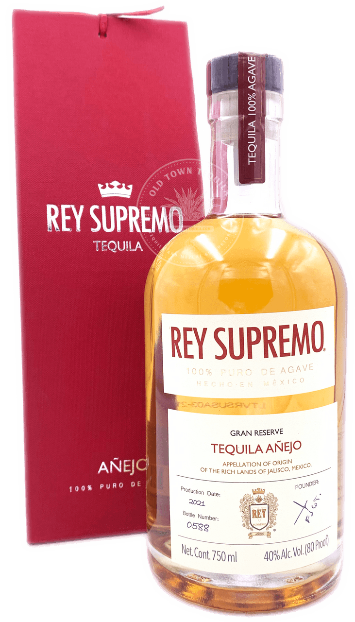 REY SUPREMO ANEJO TEQUILA 750ML