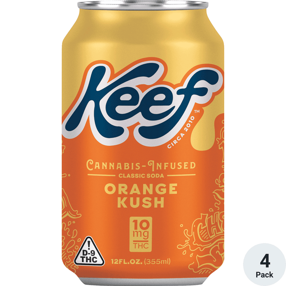 KEEF THC ORANGE KUSH 4PK 355ML