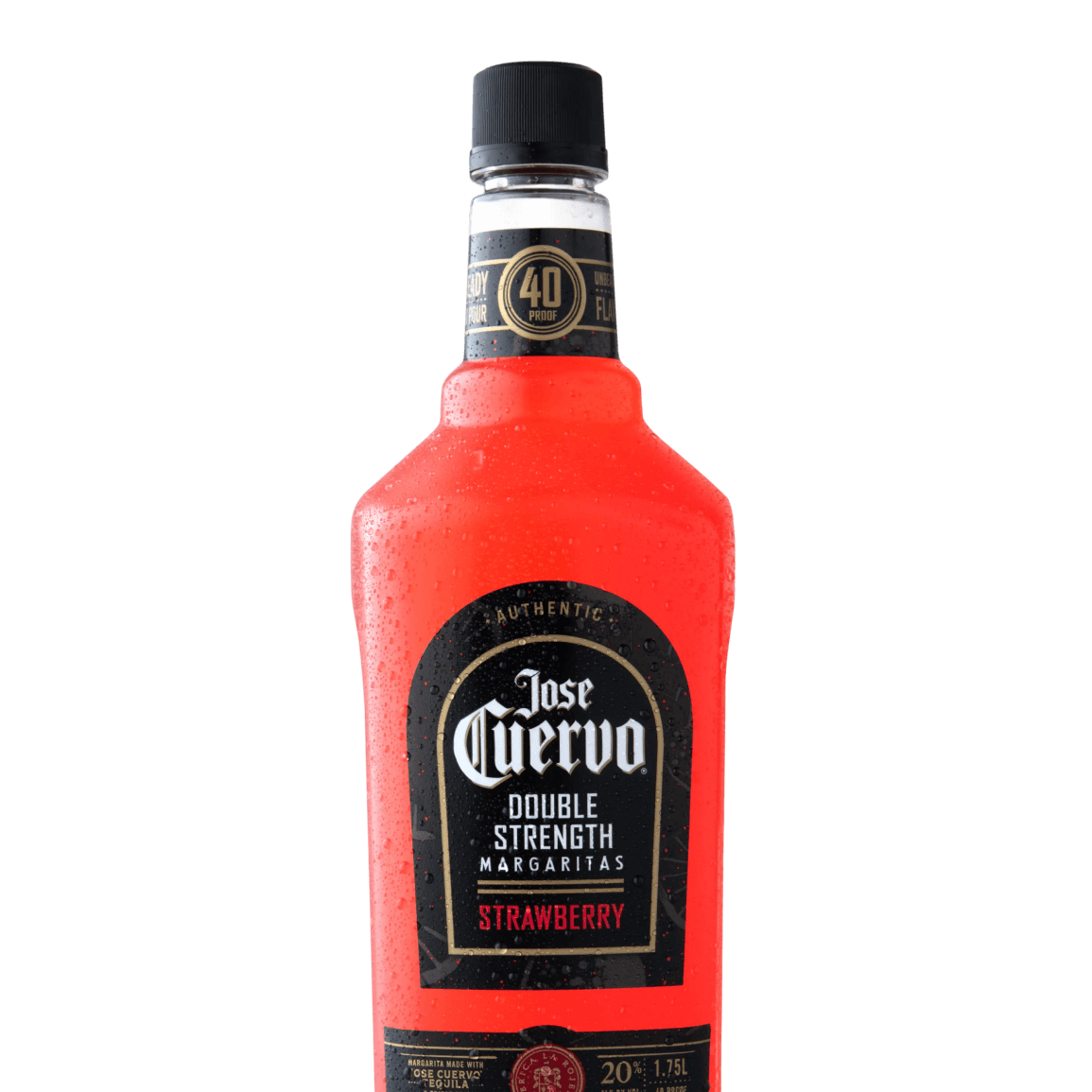 JOSE CUERVO AUTHENTIC STRAWBERRY MARGARITA DOUBLE STRENGTH 1.75L