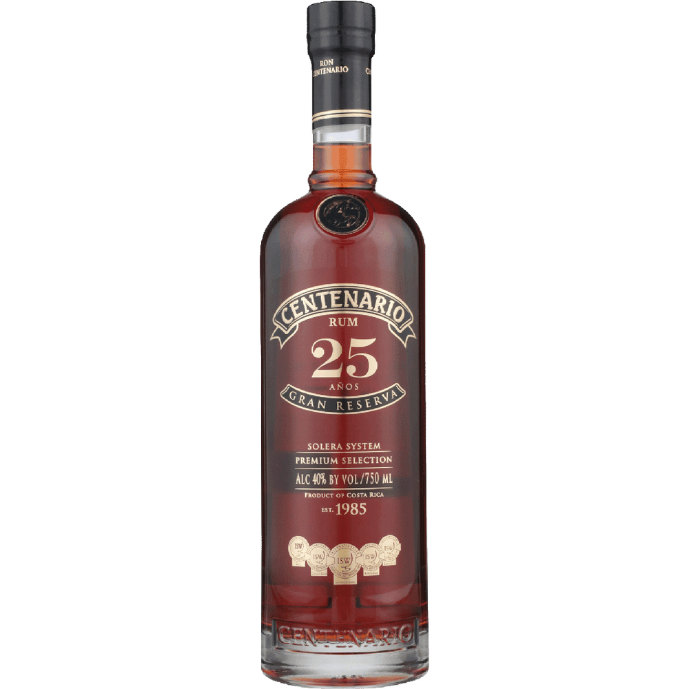 RON CENTENARIO RUM 25 YEARS GRAN RES 750ML