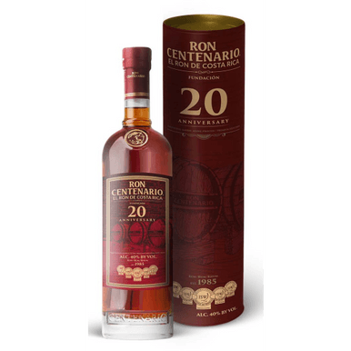 RON CENTENARIO RUM 20 YEARS RESERVA 750ML
